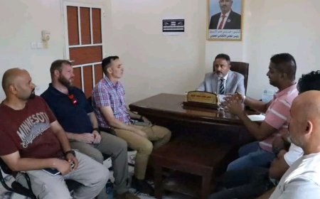 رئيس تنفيذية انتقالي أبين يلتقي المدير القطري لمنظمة المساعدات الشعبية النرويجية NPA