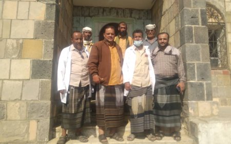 مدير مكتب الصحة والسكان بمديرية لودر يتفقد مركز أماجل الصحي ويشيد بالجهود التي تبذل