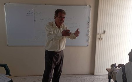 مكتب التربية بخنفر يتفقد سير العملية التعليمية في مدرسة النشيرة وينفذ ورشة تدريبية في مجال التخطيط