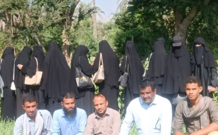 بمناسبة العيد الوطني كلية طور الباحة الجامعية جامعة لحج تنظم  زيارة علمية إلى منطقة العربدي الزراعية