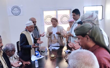 تزامناً مع ذكرى إستشهاد بن حبريش .. حلف قبائل حضرموت يعقد اجتماعا استثنائيا ويؤكد الرفض المطلق لأي ممارسات تمس أمن وحياة المواطنين