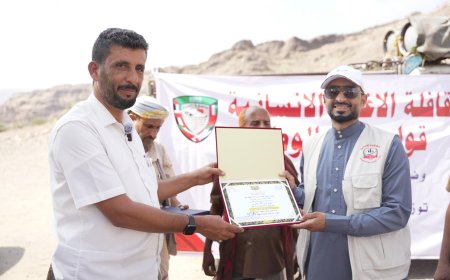 المغربي يُدشّن توزيع السلال الغذائية ضمن برنامج المساعدات الإنسانية في مديرية الملاح