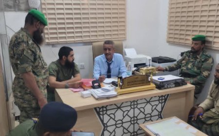 النقيب إبراهيم مرعي يستقبل وكيل نيابة السجون في زيارة تفقدية رسمية