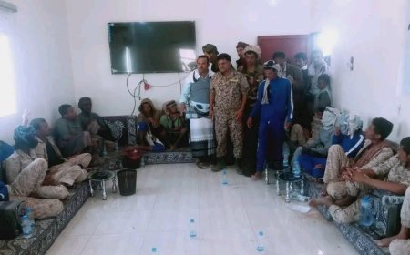 تنفيذًا لتوجيهات المحافظ بن الوزير… إطلاق سراح المغرر بهم في معسكر عارين ودعوتهم للعودة والاستفادة من العفو