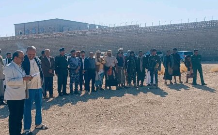 النيابة العامة وشرطة شبوة تنفذان حكم القصاص الشرعي بحق المدان جابر عبدالله مبارك الوتيد