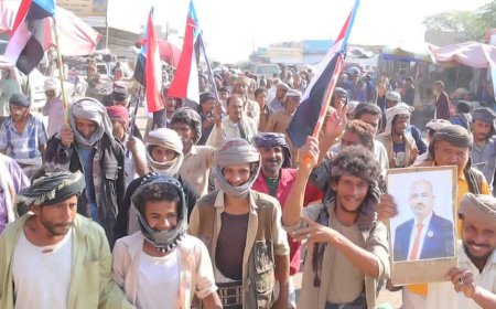 احتفاءً بانتصارات القوات الجنوبية..  مهرجان شعبي حاشد ينظمه انتقالي أبين