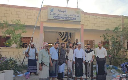 باعوم يتفقد مقرات شرطة الدوريات وأمن الوادي ويشيد بجهود تطبيع الحياة في مديريات وادي حضرموت