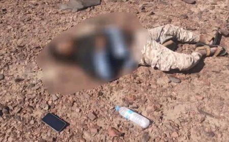 قوات حزام لحج تعثر على جثة قائد حضيرة في درع الوطن بالمسيمير