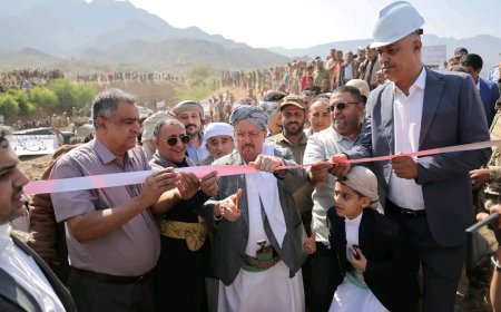 رئيس مجلس النواب يفتتح مشروعين للمياه في المعافر