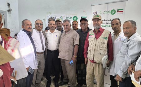 إنجاز طبي في ردفان.. اختتام مخيم المياه البيضاء بزراعة 498 عدسة مجاناً في ردفان