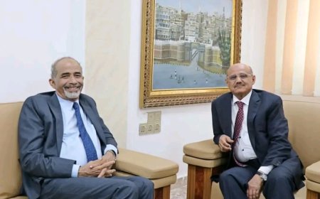 الفريق الصبيحي يلتقي محافظ البنك المركزي