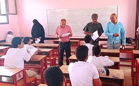 271800 طالب وطالبة يتقدمون لاختبارات الفصل الدراسي الأول بلحج