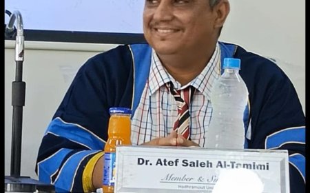 تهنئة وتقدير للزميل العزيز الدكتور/ عاطف صالح هبشان التميمي لنيله درجة الترقية العلمية إلى أستاذ دكتور ( بروفيسور)