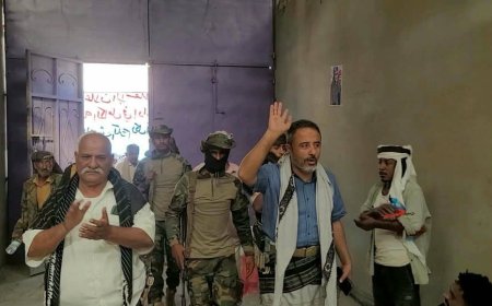 الحييد يزور مخيم اعتصام المنطقة الوسطى في لودر