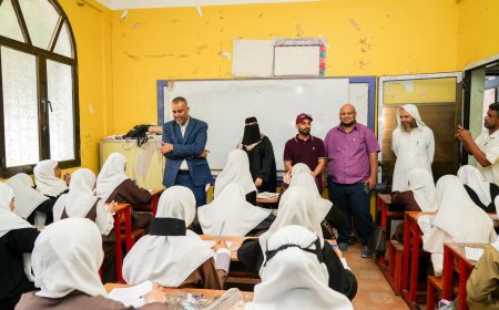 مبجر وبن جرادي يدشّنان اختبارات الفصل الأول في مدارس صيرة ويتفقدان مشروع مدرسة الطويلة