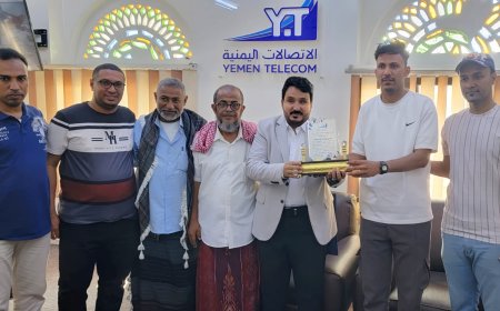 اتصالات حضرموت تعزّز إعلام نادي التضامن بدعم تقني يرتقي بجودة التغطيات الإعلامية