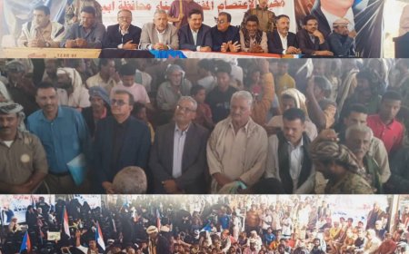 بعزيمة لا تلين.. أبناء أبين يواصلون اعتصامهم المفتوح في زنجبار لليوم الرابع على التوالي