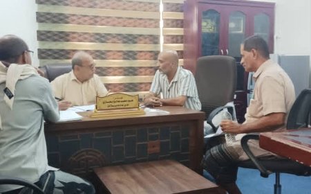 حماية البيئة لحج والسلطة المحلية تبن  يبحثان سبل التنسيق وتعزيز المشاريع البيئية في المديرية 