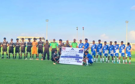 العين يفوز على النجم الساحلي في افتتاح بطولة العام لأندية محافظة سقطرى