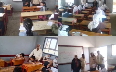 حرصاً على سير ونجاح العملية الاختبارية.. مدير تربية لودر يتفقد عدداً من مدارس المديرية