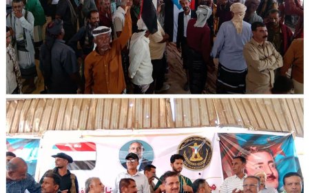 زنجبار تتوهج بصوت الجنوب: الاعتصام المفتوح في أبين يتجدد بنداءات الاستقلال والسيادة