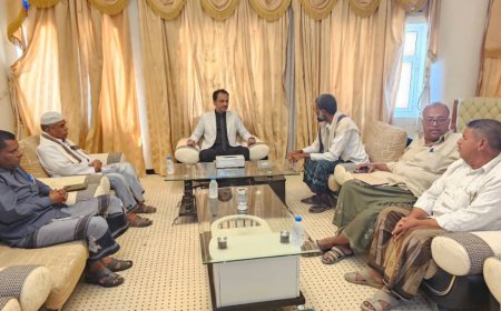 باعوم يطلع على مشاكل المؤسسة العامة للخدمات الزراعية بوادي حضرموت