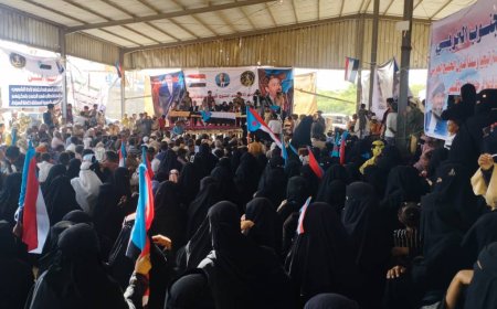 حرائر أبين الماجدات يطالبن باستعادة الدولة الجنوبية