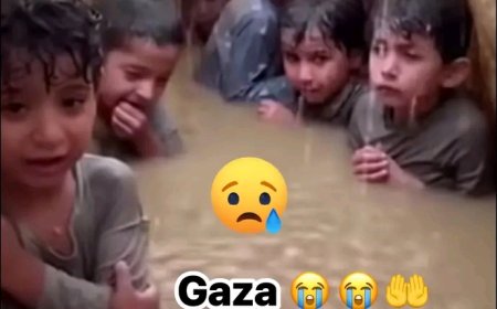 أطفال غزة. بين الماء والدمع والخذلان.. مشهد يفطر القلوب ويُبكي الحجر
