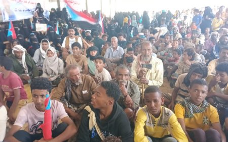 تواصل فعاليات الاعتصام في زنجبار بحضور قيادات بارزة