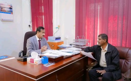 المحافظ بن الوزير يؤكد أستمرار دعم السلطة المحلية لمركز علاج الأورام وتوجه لإنشاء مركز متكامل ضمن المدينة الطبية بعتق