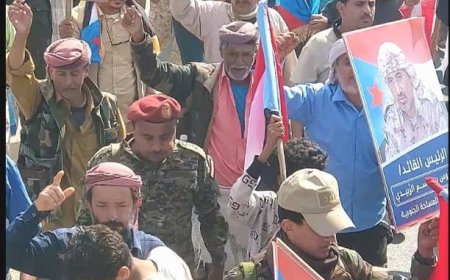 الضالع تشتعل جماهيريًا.. حشود كاسحة من حجر ومريس وقعطبة وزُبيد تجدد حق الشعب الجنوبي في استعادة دولته المستقلة