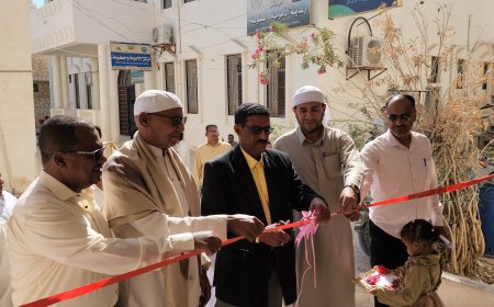 مدير عام مديرية تريم يدشن جملة قوافل طبية لأطفال اليمن بمستشفى تريم العام