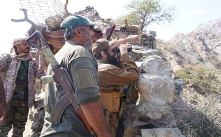 العميد الوالي يزور جبهة ثرة بأبين ويؤكد جاهزية القوات الجنوبية لعملية الحسم