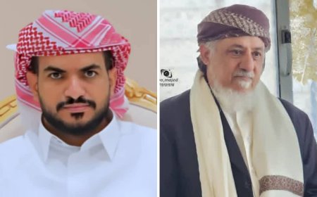 الشيخ حسين باحنحن يبارك تنصيب الشيخ عبدالله بدر شيخًا لمشيخة آل عبدالحق بن مزاحم بن بوبكر 