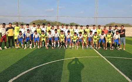 ناشئو أكاديمية الحافرة يتفقون على ناشئي منتخب أبين بنتيجة 3/5