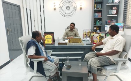 أتحاد الطائرة بوادي حضرموت يُطلع مدير عام مدير وزارة الشباب والرياضة على استعدادات منتخب الوادي والصحراء