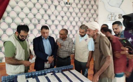 الحامد واليزيدي يدشنان عملية صرف سماعات لذوي الاحتياجات الخاصة بدعم من منظمة هيومن أبيل