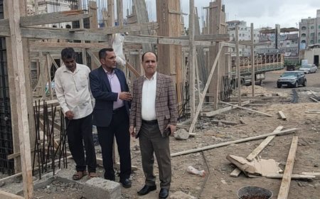 الزامكي يطلع على أوضاع مشروع مبنى السلطة المحلية بدار سعد ويوجه بتسريع وتيرة الإنجاز