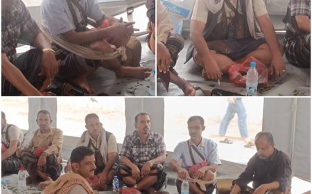 قائد اللواء الثاني دعم وإسناد ينضم إلى اعتصام العاصمة عدن دعمًا لإرادة الجنوبيين