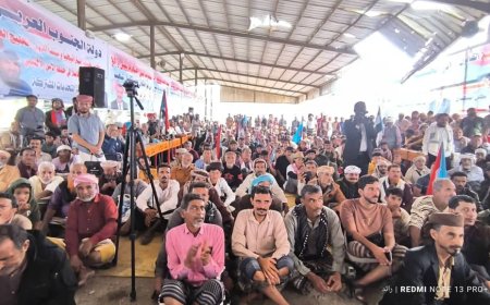 حشود جماهيرية من أبناء سرار يافع تشارك في اعتصام زنجبار دعماً لاستعادة دولة الجنوب