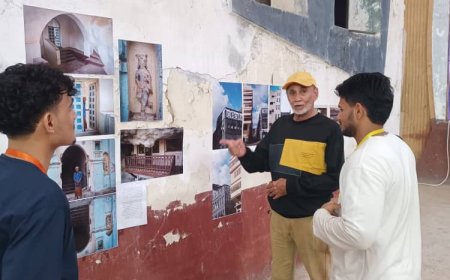 وكيل وزارة الثقافة يزور معرض الصور "العودة" في سينما شاهيناز بخورمكسر