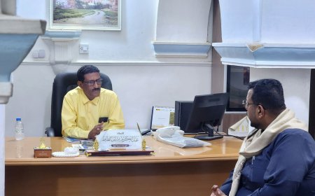 مدير عام مديرية تريم يناقش تدخلات مؤسسة قطرات للتنمية