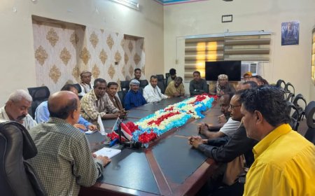 منسقية انتقالي جامعة حضرموت تجتمع برؤوساء المنسقيات