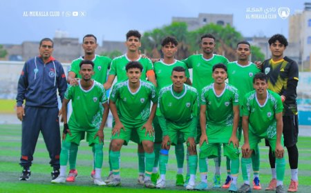 الصقر المكلاوي ينقض على شعب صنعاء بثلاثية بيضاء في ملعب العلفي بالحديدة