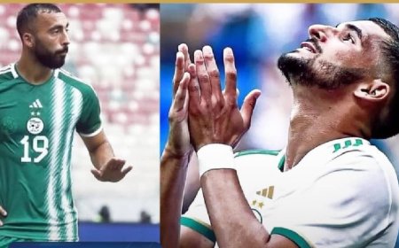حسام عوار سيغيب عن منتخب الجزائر في كأس أمم إفريقيا بسبب الإصابة وتعويضه بمواطنه حيماد عبدلي