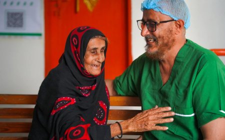 اختتام المخيم الطبي المجاني للعيون في أبين بعد تقديم خدمات نوعية لأكثر من 1500 مستفيد