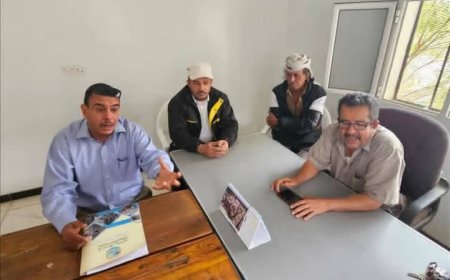 مدير مديرية لودر يناقش جهود اللجنة المنظمة لإنجاح تجمع دوري الدرجة الثانية