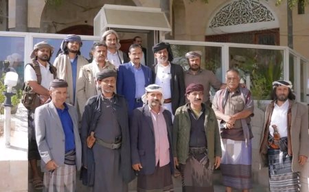 خلال استقبال المحافظ بن الوزير لقيادته: مجلس الحراك الثوري السلمي بشبوة يعلن حلّ المجلس وإنهاء نشاطه السياسي دعمًا للاستقرار والتنمية