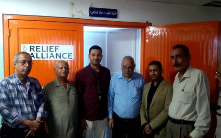 مدير عام مكتب الصحة يتفقد اللمسات الأخيرة لافتتاح قاعتي التدريب في مستشفى الأمراض النفسية والعصبية بعدن