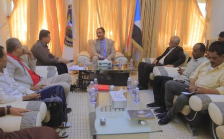 باعوم يناقش الترتيبات الأخيرة لتنفيذ حملة رقابية على أسواق وادي حضرموت